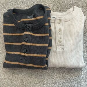 Two Old Navy boys Henley thermals